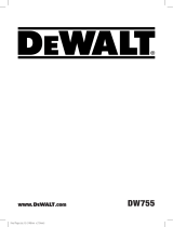 DeWalt DW755 Kullanım kılavuzu