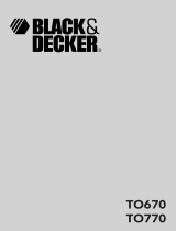 Black & Decker TO770 Kullanım kılavuzu
