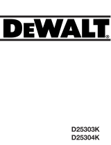 DeWalt D25303K Kullanım kılavuzu