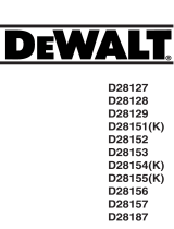 DeWalt D28129 Kullanım kılavuzu
