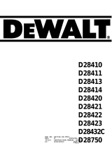 DeWalt D28423 Kullanım kılavuzu
