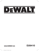 DeWalt D26410 Kullanım kılavuzu