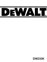 DeWalt DW233K Kullanım kılavuzu