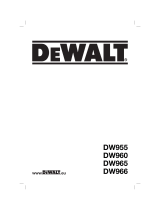 DeWalt DW955 T 3 El kitabı