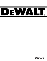 DeWalt DW076 Kullanım kılavuzu