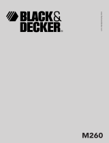 Black & Decker M260 Kullanım kılavuzu