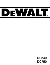 DeWalt DC750 Kullanım kılavuzu