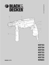 Black & Decker KR753 Kullanım kılavuzu