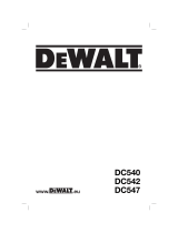 DeWalt DC540K Kullanım kılavuzu