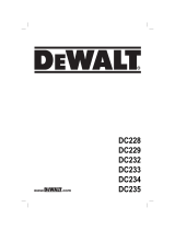 DeWalt DC234K Kullanım kılavuzu