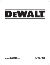 DeWalt DW713 Kullanım kılavuzu