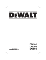 DeWalt DW 394 El kitabı