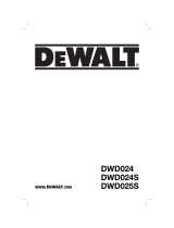 DeWalt DWD024 Kullanım kılavuzu