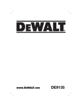 DeWalt DE9135 Kullanım kılavuzu