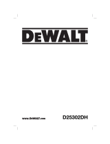 DeWalt D25302DH Kullanım kılavuzu
