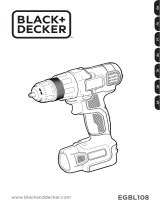 Black & Decker EGBL108 Kullanım kılavuzu