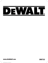 DeWalt DW733 Kullanım kılavuzu