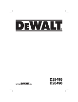 DeWalt D28495 Kullanım kılavuzu