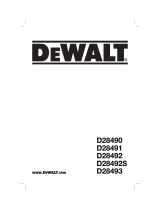 DeWalt D28492 Kullanım kılavuzu
