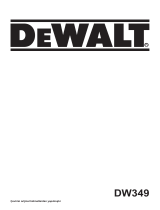 DeWalt DW349 Kullanım kılavuzu