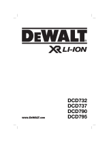 DeWalt DCD732 Kullanım kılavuzu