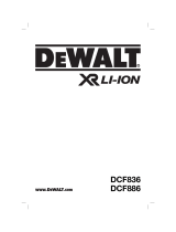 DeWalt DCF836 Kullanım kılavuzu