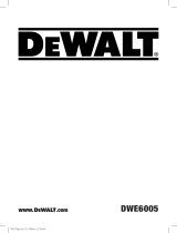 DeWalt DWE6005- GB Kullanım kılavuzu
