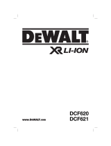 DeWalt DCF621 El kitabı
