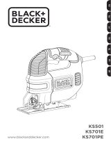 Black & Decker KS501 Kullanım kılavuzu