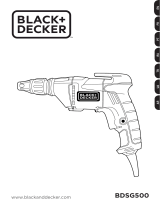 Black & Decker BDSG500 Kullanım kılavuzu