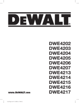 DeWalt DWE4217 Kullanım kılavuzu