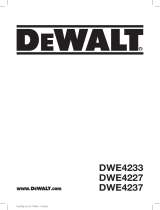 DeWalt DWE4233 Kullanım kılavuzu