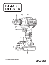 Black & Decker BDCDD186 Kullanım kılavuzu