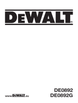 DeWalt DE0892G Kullanım kılavuzu