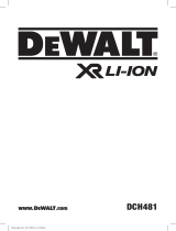 DeWalt DCH481 Kullanım kılavuzu