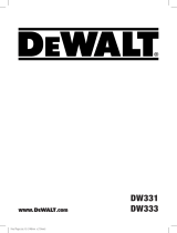 DeWalt DW333 Kullanım kılavuzu
