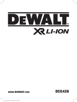 DeWalt DCG426 Kullanım kılavuzu