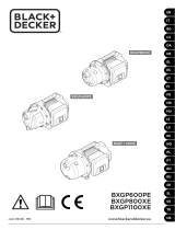 Black & Decker BXGP600PE Kullanım kılavuzu