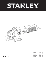 Stanley SGV115 Kullanım kılavuzu