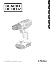 Black & Decker BCD701 Kullanım kılavuzu