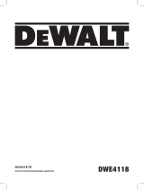 DeWalt DWE4118 Kullanım kılavuzu