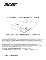 Acer C200 Kullanım kılavuzu