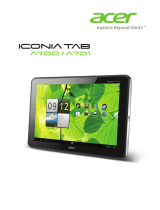 Acer A701 Kullanım kılavuzu