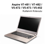 Acer Aspire V5-472G Kullanım kılavuzu