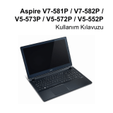 Acer Aspire V7-582P Kullanım kılavuzu