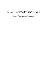 Acer Aspire 4935G Hızlı başlangıç ​​Kılavuzu