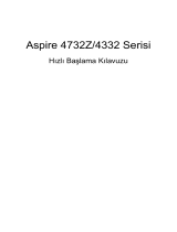 Acer Aspire 4332 Hızlı başlangıç ​​Kılavuzu