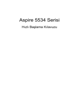 Acer Aspire 5534 Hızlı başlangıç ​​Kılavuzu