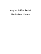 Acer Aspire 5538G Hızlı başlangıç ​​Kılavuzu