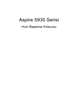 Acer Aspire 5935G Hızlı başlangıç ​​Kılavuzu